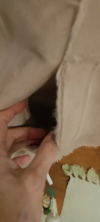 Chaleco Vila pelo beige talla única