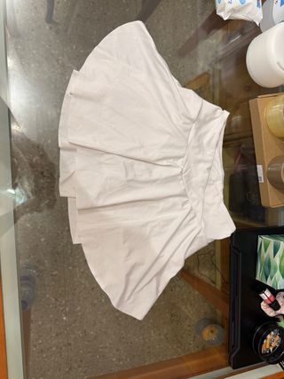 Falda pantalón blanca