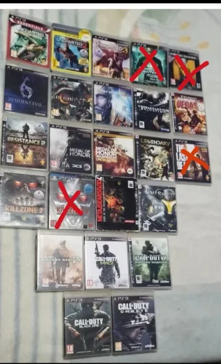Lote 20 Juegos PS3 (Uncharted, Killzone, Call of D