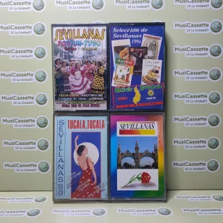 Lote SEVILLANAS Cintas Cassette