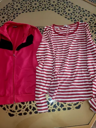 Conjunto Pepe Jeans: Chaqueta y Camiseta Rayas