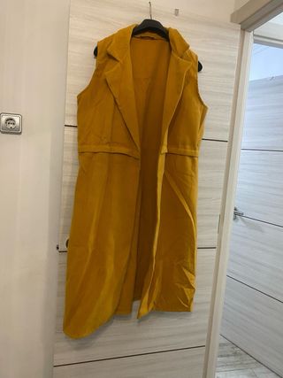 Chaleco Oversize Amarillo Talla 4XL