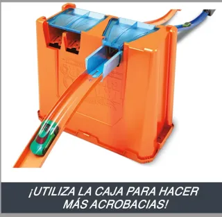 Hot Wheels Track Buider Caja de Acrobacias Deluxe