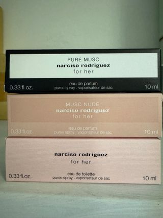 Narciso Rodriguez 3x 10ml Perfume