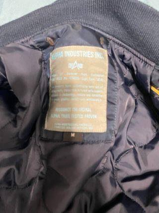 Chaqueta Bomber Larga Alpha Industries M