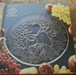 Centro Tavola Borgonovo Frutta Vetro Trasparente