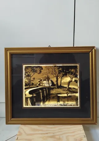 Quadro vintage legno