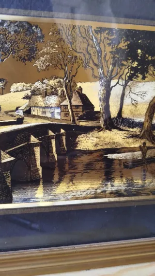 Quadro vintage legno