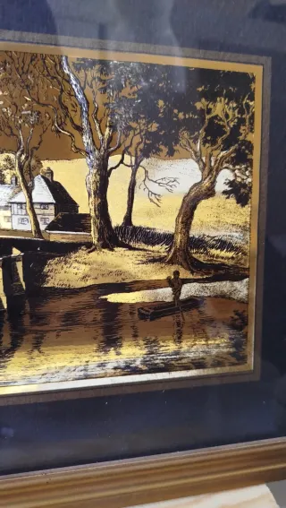 Quadro vintage legno