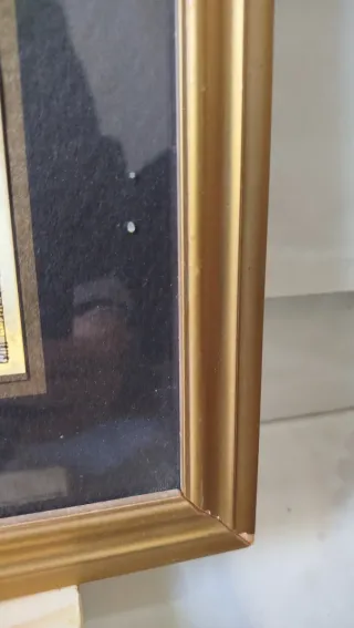 Quadro vintage legno