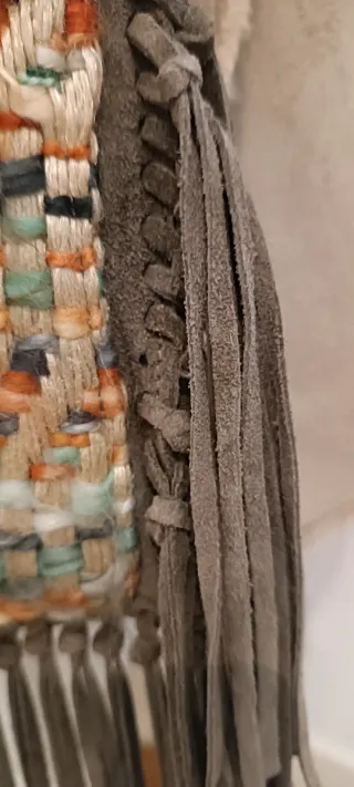 Bolso Day ante beige multicolor