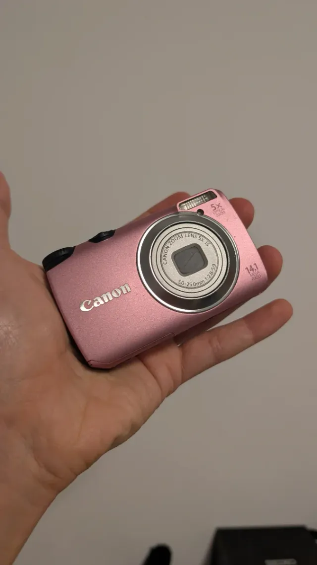 Canon PowerShot Cámara Digital Rosa