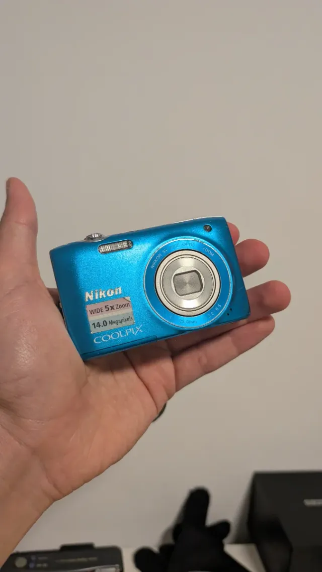 Cámara Nikon Coolpix Azul