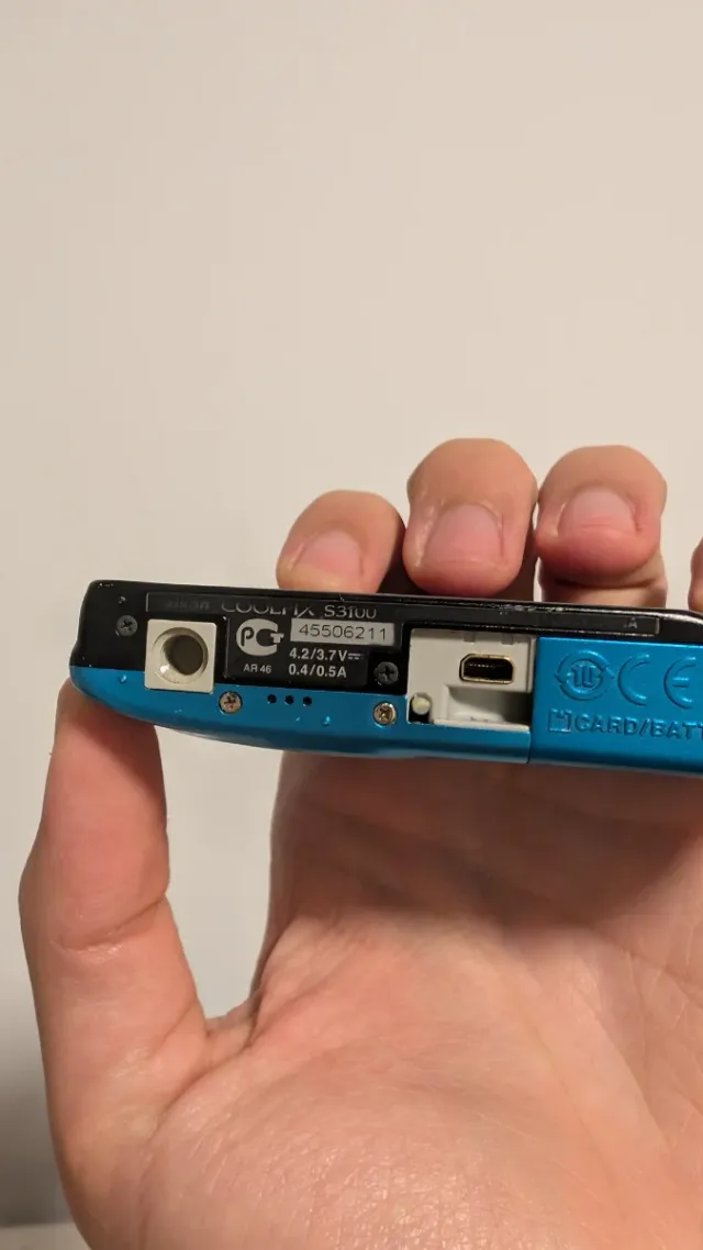 Cámara Nikon Coolpix Azul