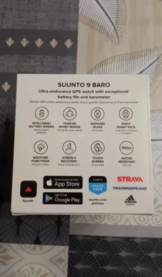 Suunto 9 Baro Charcoal Black Titanium