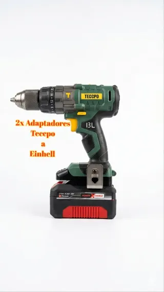 ㊙️2x Adaptadores Teccpo a baterías Einhell PXC ㊙️