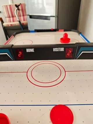 Mesa de Hockey sobre aire. Cable de alimentacion