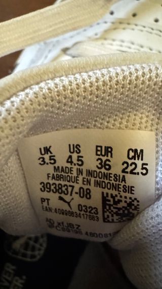 Zapatillas Puma Blancas