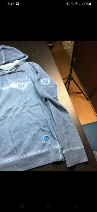 Felpa SSC Napoli Ufficiale Uomo Taglia XXL