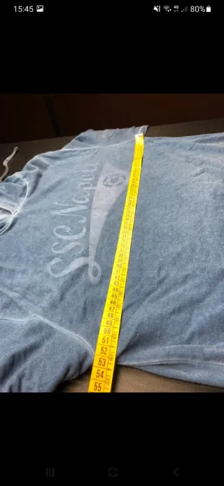 Felpa SSC Napoli Ufficiale Uomo Taglia XXL