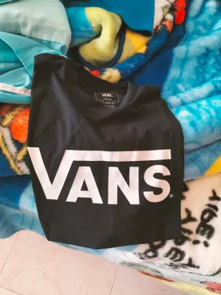 Camiseta Vans Talla M Negra