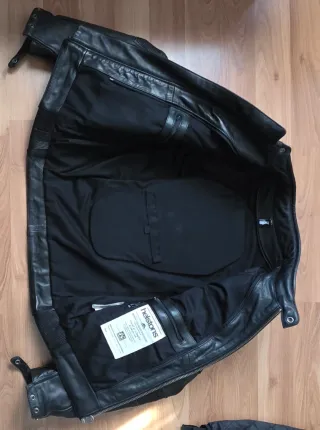 Chaqueta Cuero Moto Helstons Trust Talla L