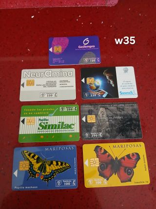 7 Carte Telefoniche Spagna