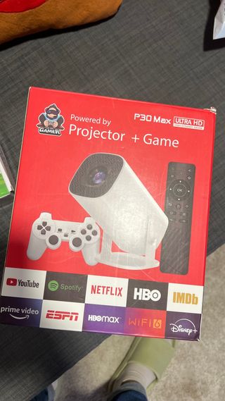 Proyector GAMER P30 Max Ultra HD + Juegos