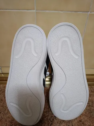 Zapatillas Adidas Talla 39 Blancas Negras