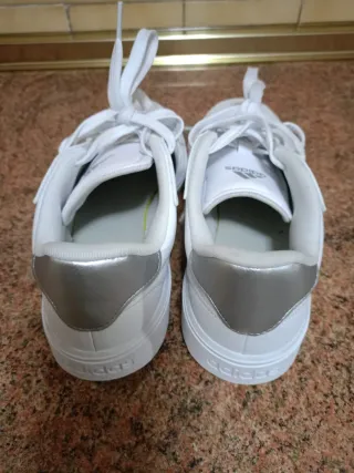 Zapatillas Adidas Talla 39 Blancas Negras