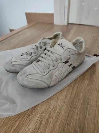 Zapatillas Asics Talla 41 Beige/Gris