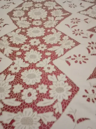 Mantelería antigua de 1850 para quien ame antiguo