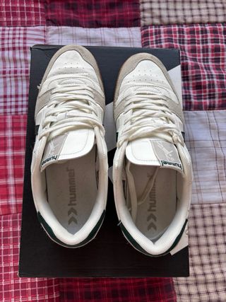 Zapatillas Hummel Talla 43 Blancas y Verdes