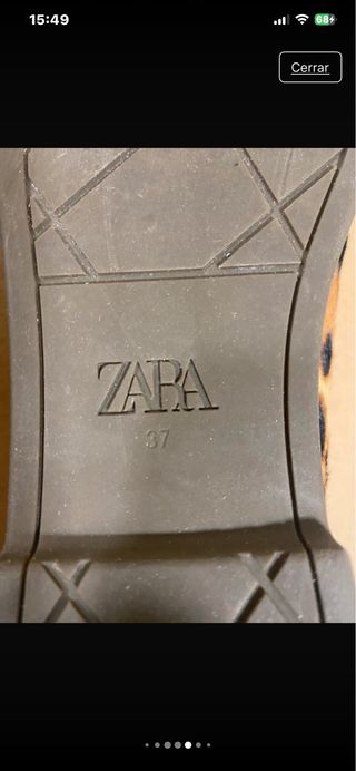 Mocasines Zara Animal Print