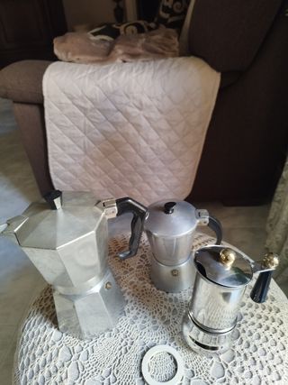 3 Caffettiere: Alluminio e Acciaio Inox