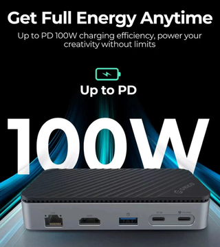 Dock Station 10 en 1 ORICO + carcasa para SSD M.2