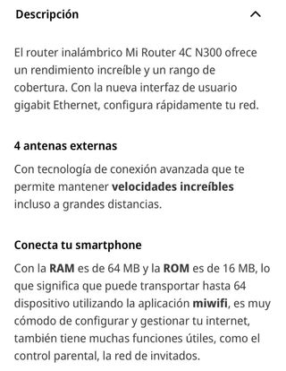 Router xiaomi 4c