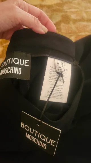 Pantaloni neri Boutique Moschino affusolati