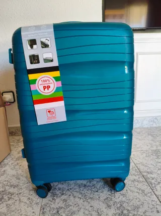 Maleta de viaje azul