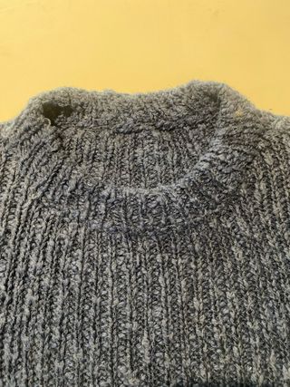 Maglione girocollo ragazzo avio scuro