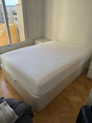 Cama canapé con colchón IKEA