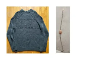 Maglione PdH e braccialetto Guess