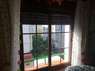 Ventana Corredera de Aluminio color roble