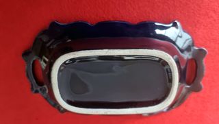 Cenicero cerámica azul S. Pietro Roma