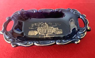 Cenicero cerámica azul S. Pietro Roma