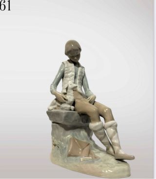 Figura Lladró pastor con oveja