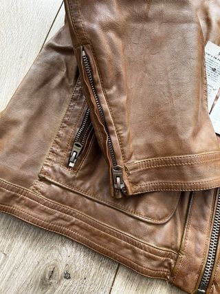 Chaqueta Cuero Springfield Marrón