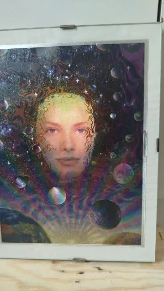 Quadro psichedelico spazio