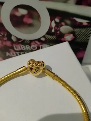 Pulsera Pandora Corazón Árbol de la Vida 19cm