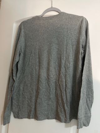 Camiseta Nike manga larga gris talla M